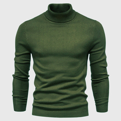 Men's Sweater Cotton Turtleneck Stylish Comfortable Casual Wear 10