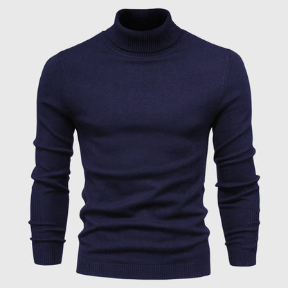 Men's Sweater Cotton Turtleneck Stylish Comfortable Casual Wear 12