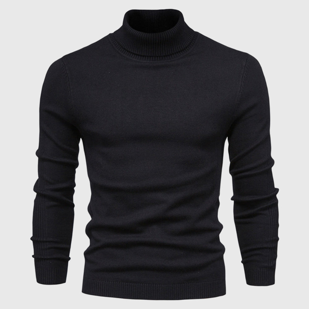 Men's Sweater Cotton Turtleneck Stylish Comfortable Casual Wear 13