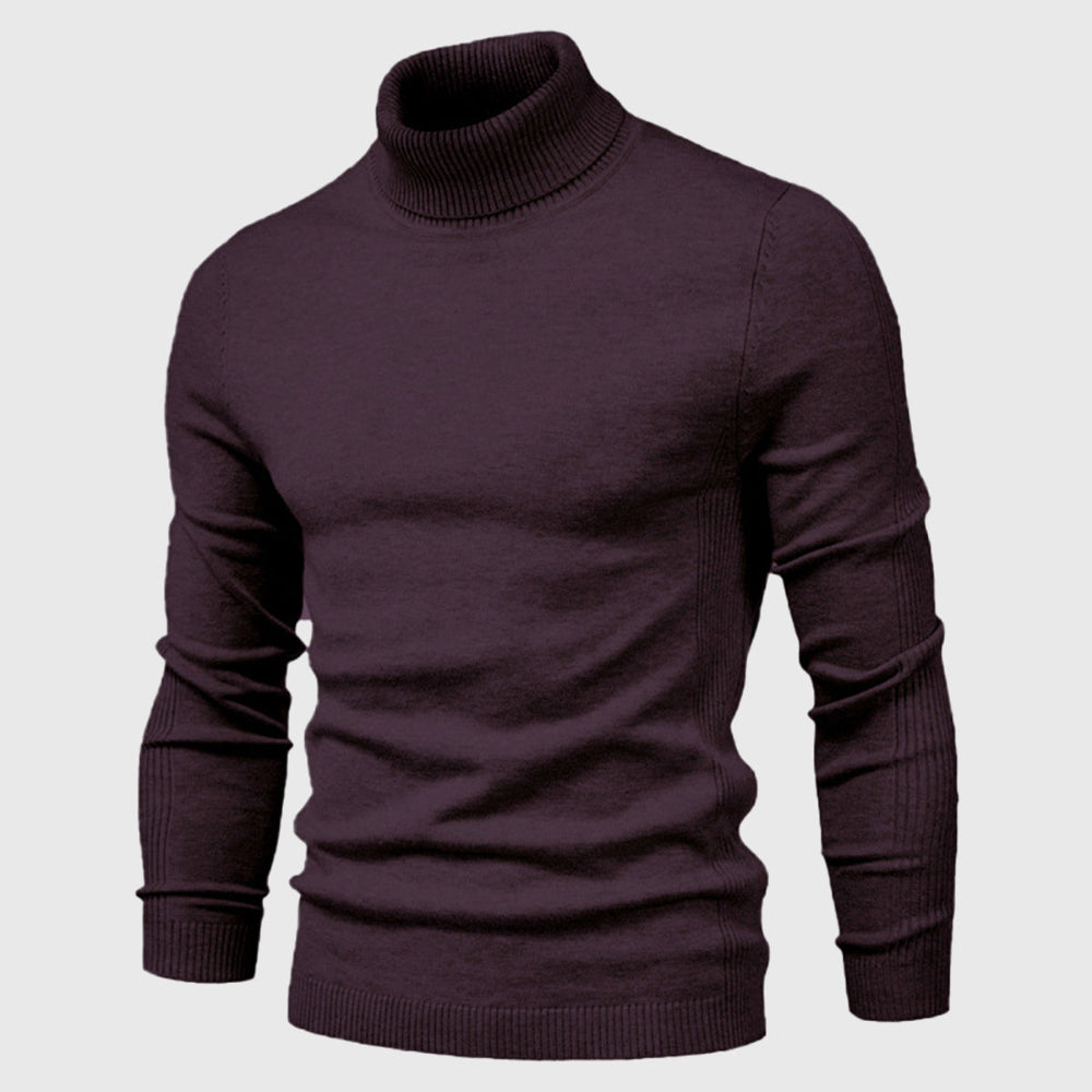 Men's Sweater Cotton Turtleneck Stylish Comfortable Casual Wear 14