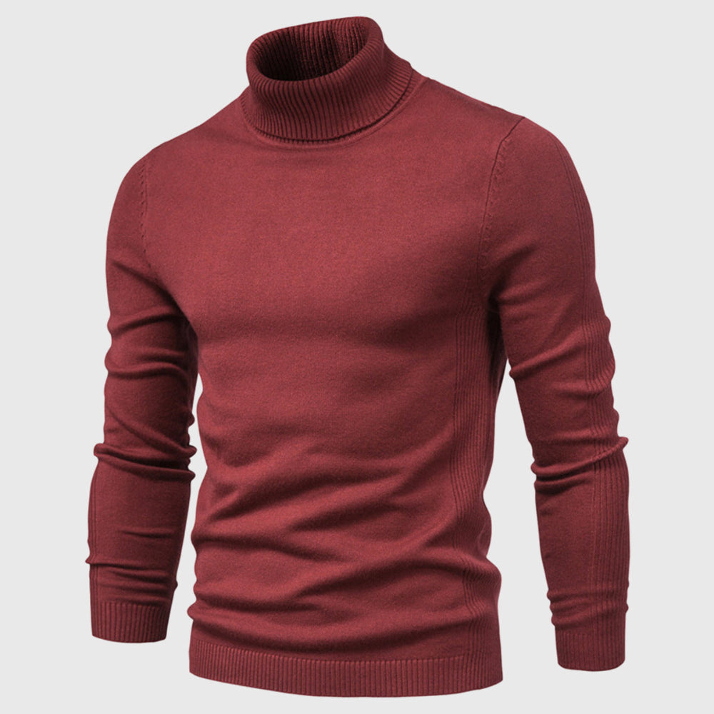 Men's Sweater Cotton Turtleneck Stylish Comfortable Casual Wear 6