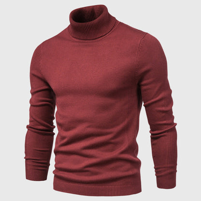 Men's Sweater Cotton Turtleneck Stylish Comfortable Casual Wear 6