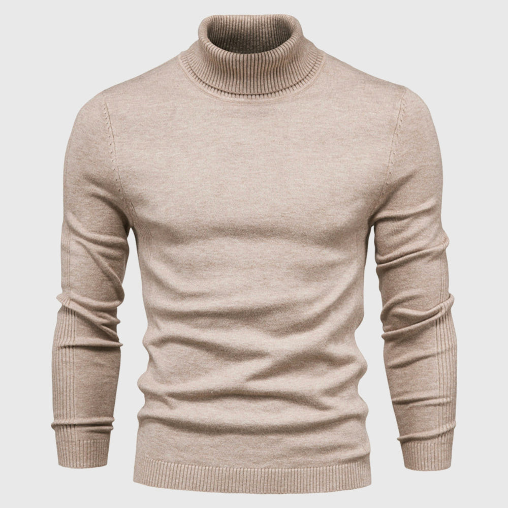 Men's Sweater Cotton Turtleneck Stylish Comfortable Casual Wear 7