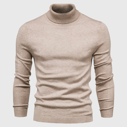 Men's Sweater Cotton Turtleneck Stylish Comfortable Casual Wear 7