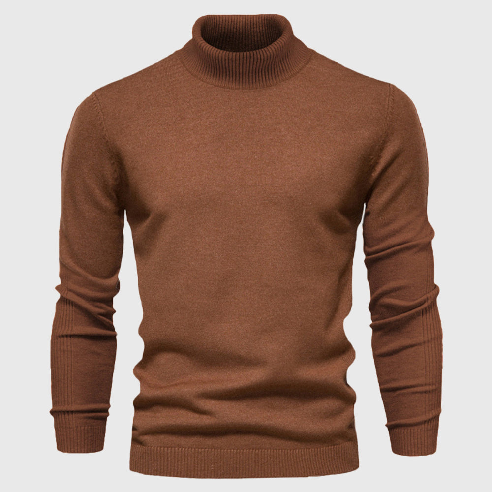 Men's Sweater Cotton Turtleneck Stylish Comfortable Casual Wear 8