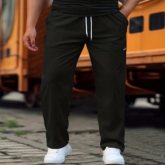 Men's Trousers Comfortable Casual Pants Modern Fit Jogging Style 0