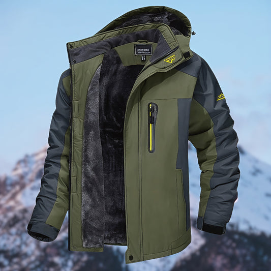 Men’s Waterproof Insulated Winter Jacket Warm Outdoor