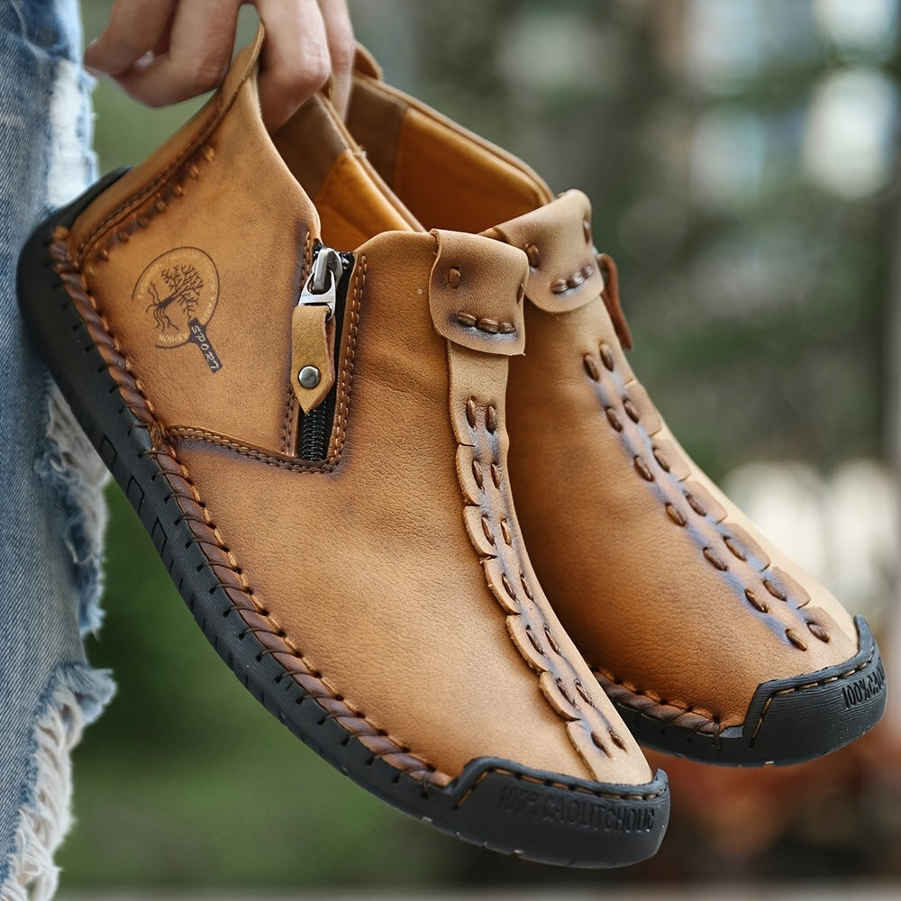 Men's Ankle Boots | Slip On Waterproof-Levorel