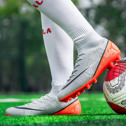 Men’s Ankle Firm Ground Football Boots | Lightweight Grip-Levorel