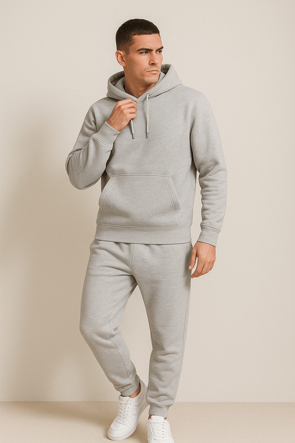 Men's Casual Two-Piece Set | Hoodie and Sweatpants-Levorel