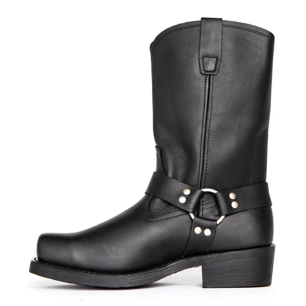 Men's Cowboy Boots Winter | Slip On Work-Levorel
