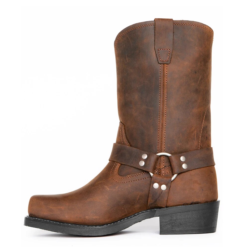 Men's Cowboy Boots Winter | Slip On Work-Levorel