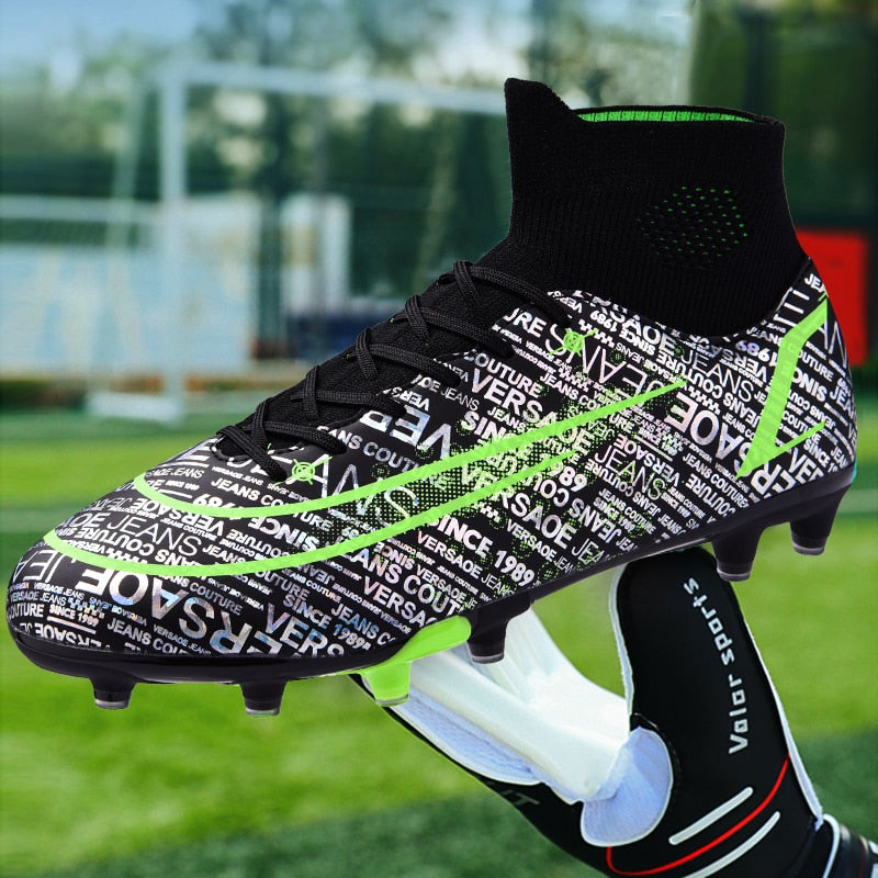 Men's Firm Ground Football Boots | Ankle Fit Lightweight Support-Levorel