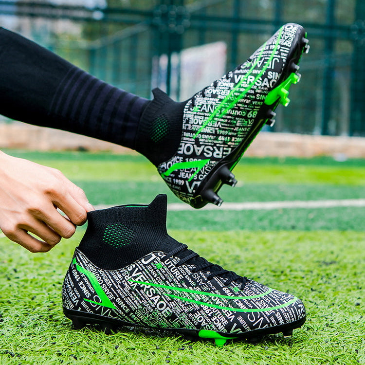 Men's Firm Ground Football Boots | Ankle Fit Lightweight Support-Levorel