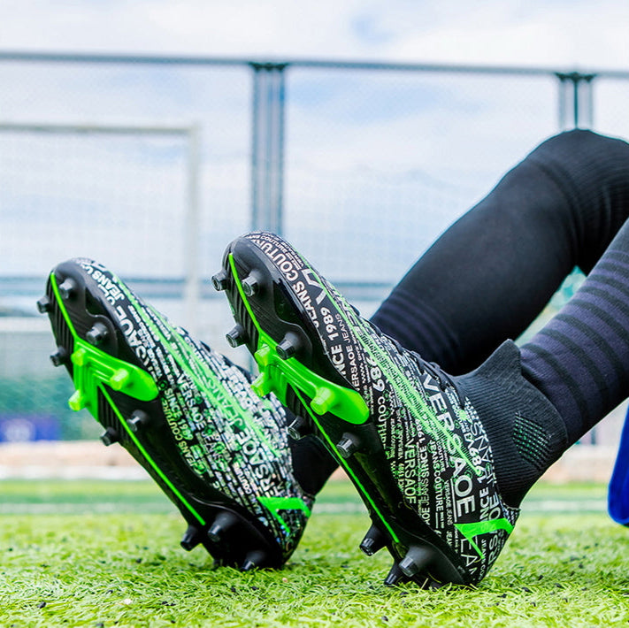 Men's Firm Ground Football Boots | Ankle Fit Lightweight Support-Levorel