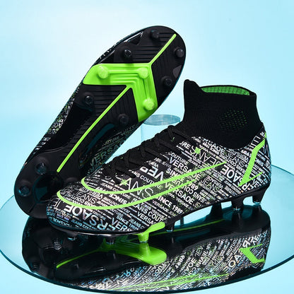 Men's Firm Ground Football Boots | Ankle Fit Lightweight Support-Levorel