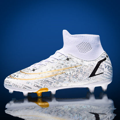 Men's Firm Ground Football Boots | Ankle Fit Lightweight Support-Levorel