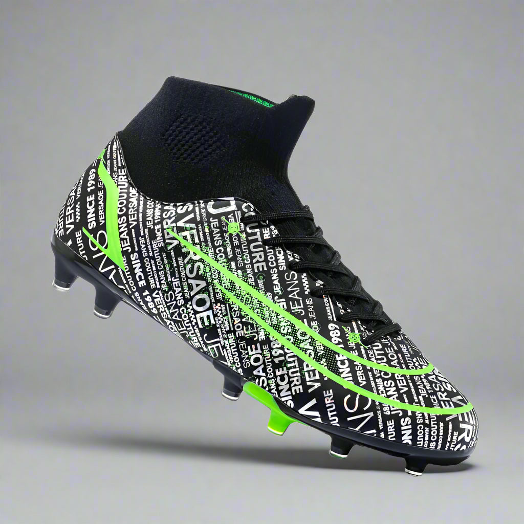 Men's Firm Ground Football Boots | Ankle Fit Lightweight Support-Levorel