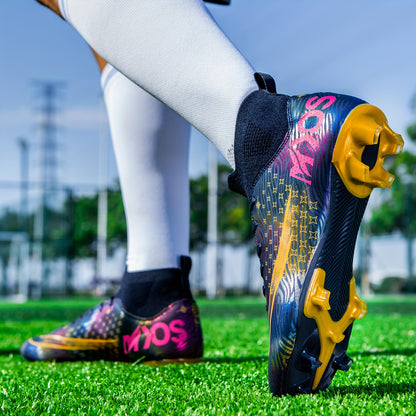 Men's Grip Football Boots | Lightweight Compression Fit-Levorel