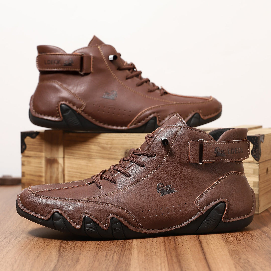 Men's Hiking Shoes Summer | Ankle Support Slip On-Levorel