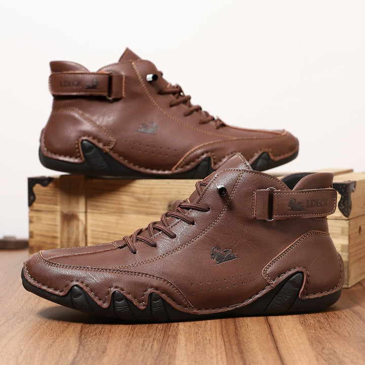 Men's Hiking Shoes Summer | Ankle Support Slip On-Levorel