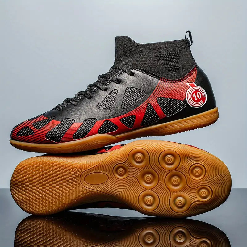 Men's Indoor Ankle Football Boots | Lightweight Non-Slip Grip-Levorel