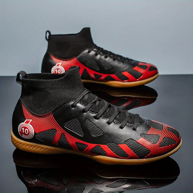 Men's Indoor Ankle Football Boots | Lightweight Non-Slip Grip-Levorel