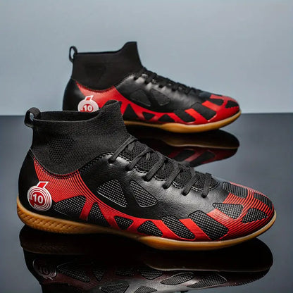 Men's Indoor Ankle Football Boots | Lightweight Non-Slip Grip-Levorel