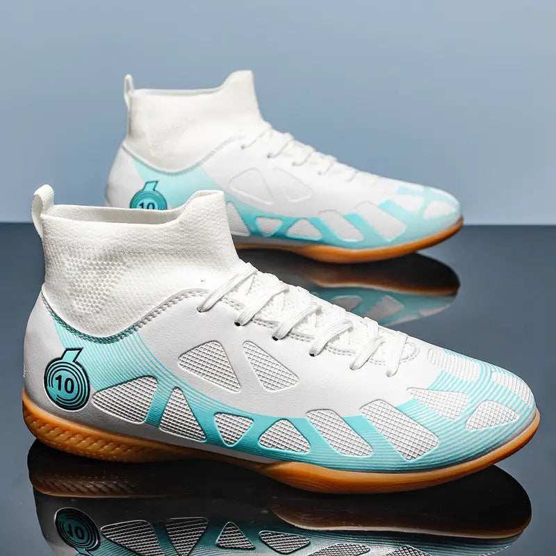 Men's Indoor Ankle Football Boots | Lightweight Non-Slip Grip-Levorel