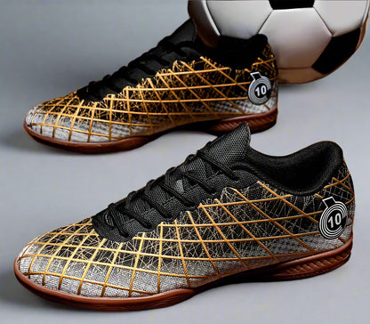 Men’s Indoor Football Boots | Lightweight Non-Slip Grip-Levorel