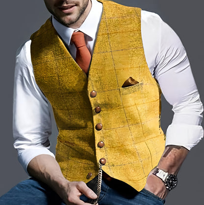 Men's Knitted Waistcoat | Zip Up Longline Fit