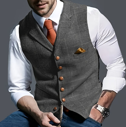 Men's Knitted Waistcoat | Zip Up Longline Fit