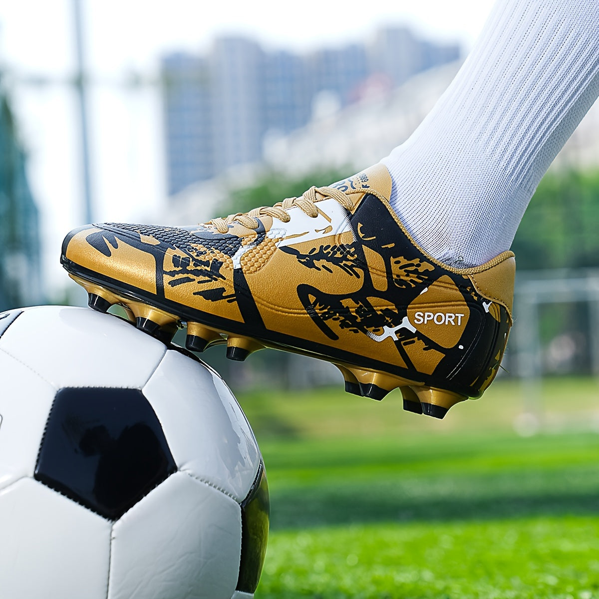 Men's Lightweight Football Boots | Arch Support Lace-Up-Levorel