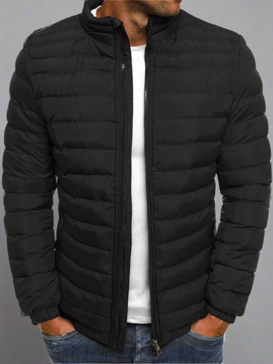 Men’s Lightweight Puffer Jacket | Quilted Winter-Levorel