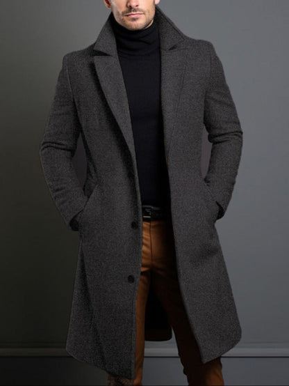 Men's Long Coat Winter | Lightweight Trench-Levorel