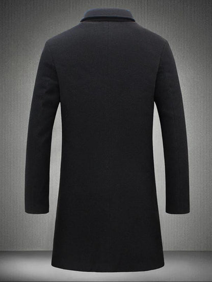 Men's Long Coat Winter | Lightweight Trench-Levorel