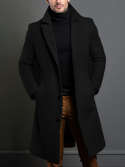 Men's Long Coat Winter | Lightweight Trench-Levorel