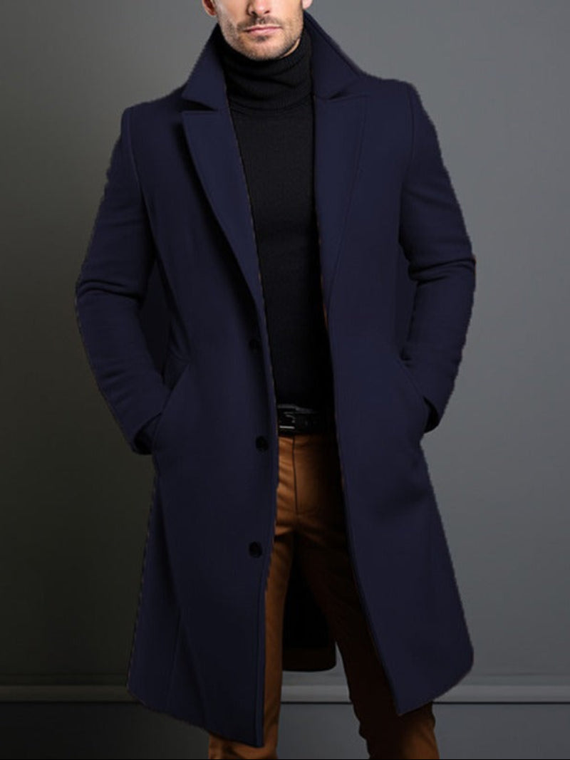 Men's Long Coat Winter | Lightweight Trench-Levorel