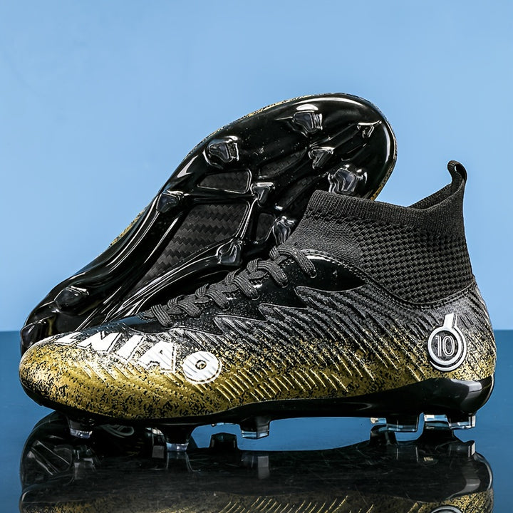 Men's Pro Grip Ankle Football Boots | Lightweight, Arch Support-Levorel