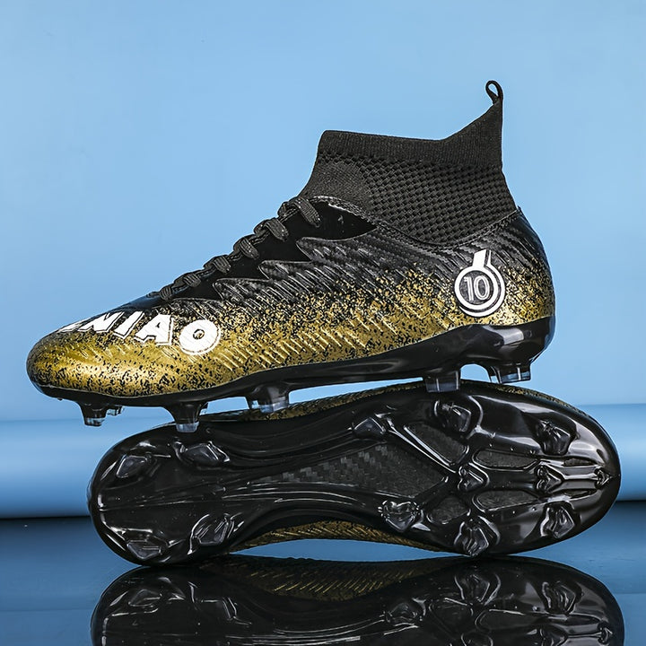 Men's Pro Grip Ankle Football Boots | Lightweight, Arch Support-Levorel