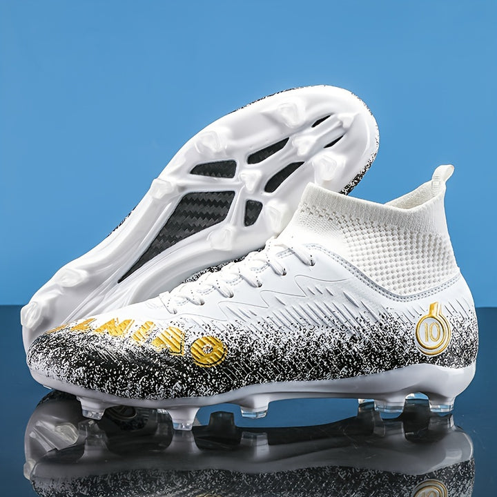 Men's Pro Grip Ankle Football Boots | Lightweight, Arch Support-Levorel