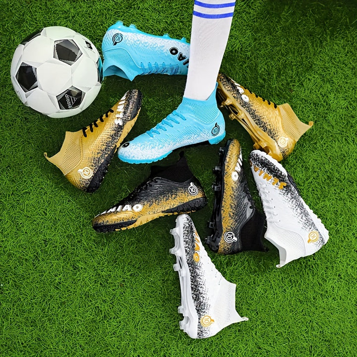 Men's Pro Grip Ankle Football Boots | Lightweight, Arch Support-Levorel