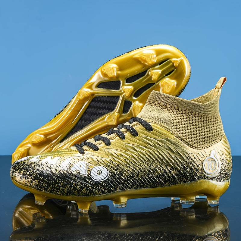 Men's Pro Grip Ankle Football Boots | Lightweight, Arch Support-Levorel