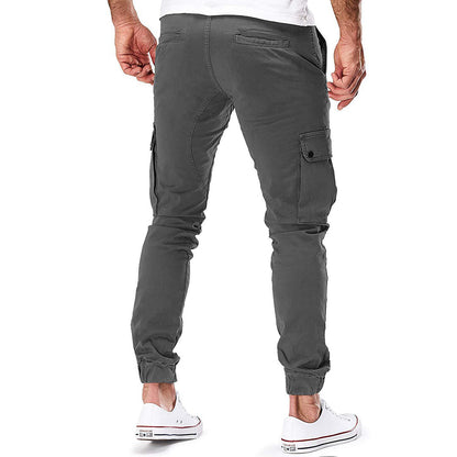 Men’s Cargo Work Jogger Pants | Slim Fit Zip Pockets