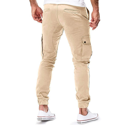 Men’s Cargo Work Jogger Pants | Slim Fit Zip Pockets