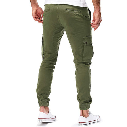Men’s Cargo Work Jogger Pants | Slim Fit Zip Pockets