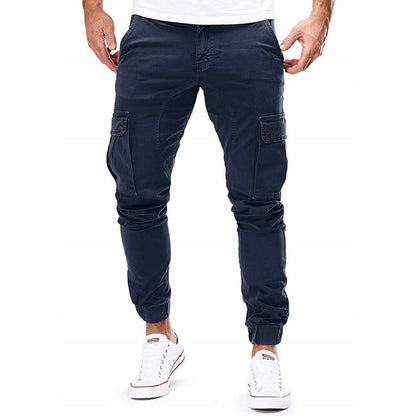 Men’s Cargo Work Jogger Pants | Slim Fit Zip Pockets