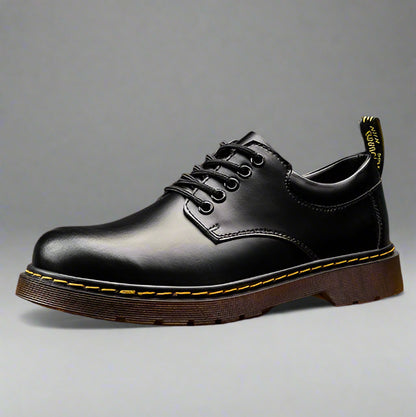 Men's Slip On Oxford Work Boots | Durable Flat Sole-Levorel