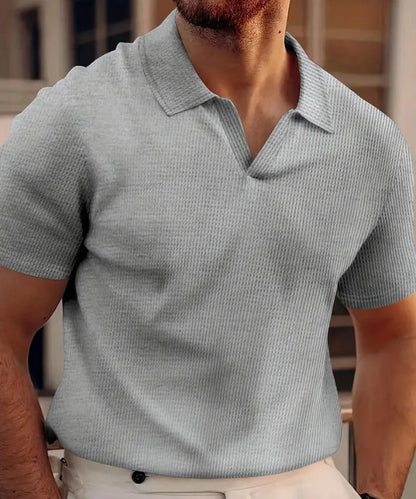 Men's Summer Polo Shirt | Short Sleeve Casual-Levorel