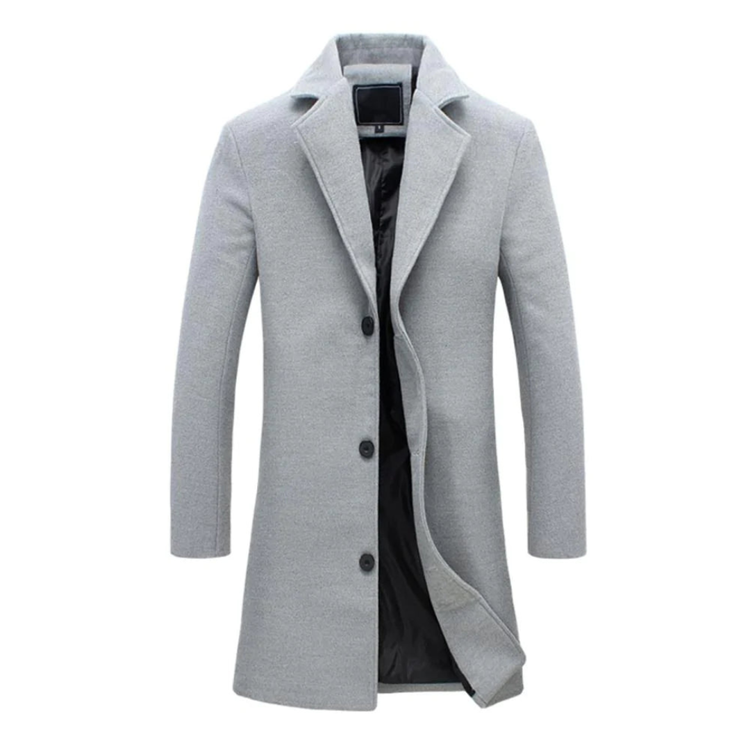 Men's Trench Coat | Long Lightweight-Levorel